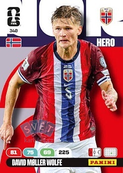 David Moller Wolfe Norway Panini FIFA World Cup 2026 Adrenalyn XL #340